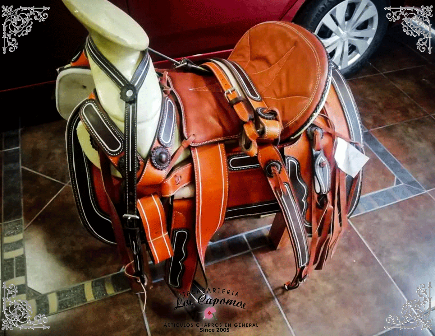 Montura Charra. Mexican Charro Saddle. envio gratis