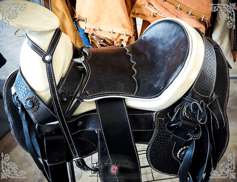 Montura Charra color NEGRO OFERT !!!!. Mexican Charro Saddle OFERTA