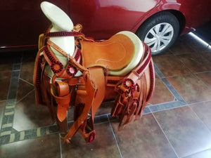 Montura Charra Chumeteada  Mexican Charro Saddle